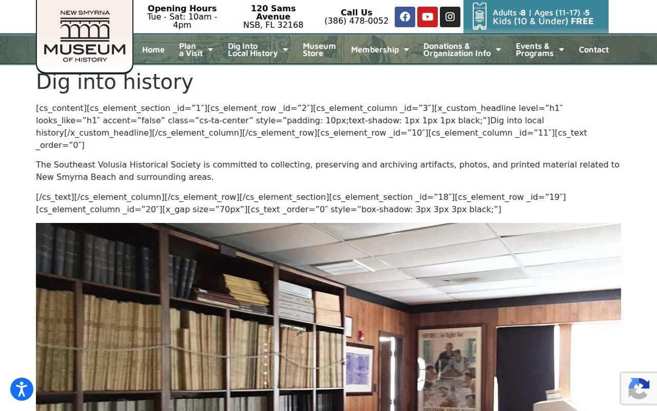 New Smyrna Beach city directory Sheldon Research Library holdings